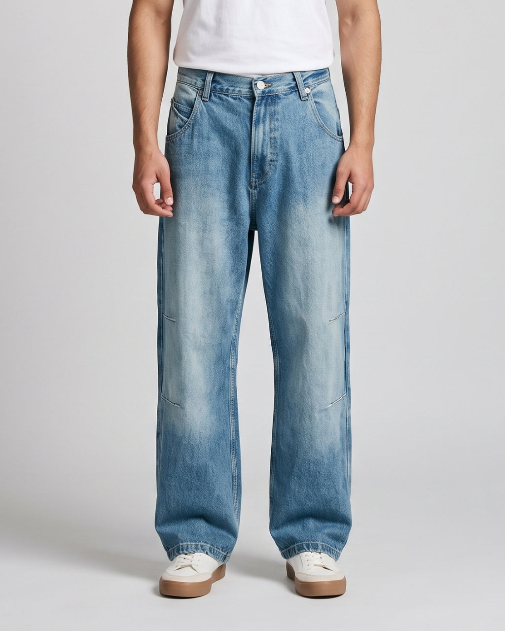 Classic Baggy Blue Jeans