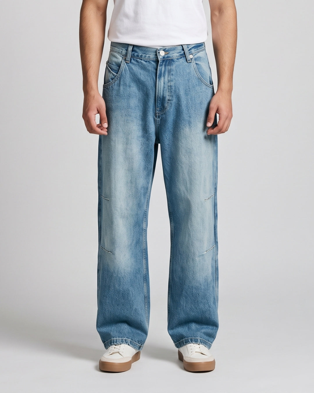 Classic Baggy Blue Jeans