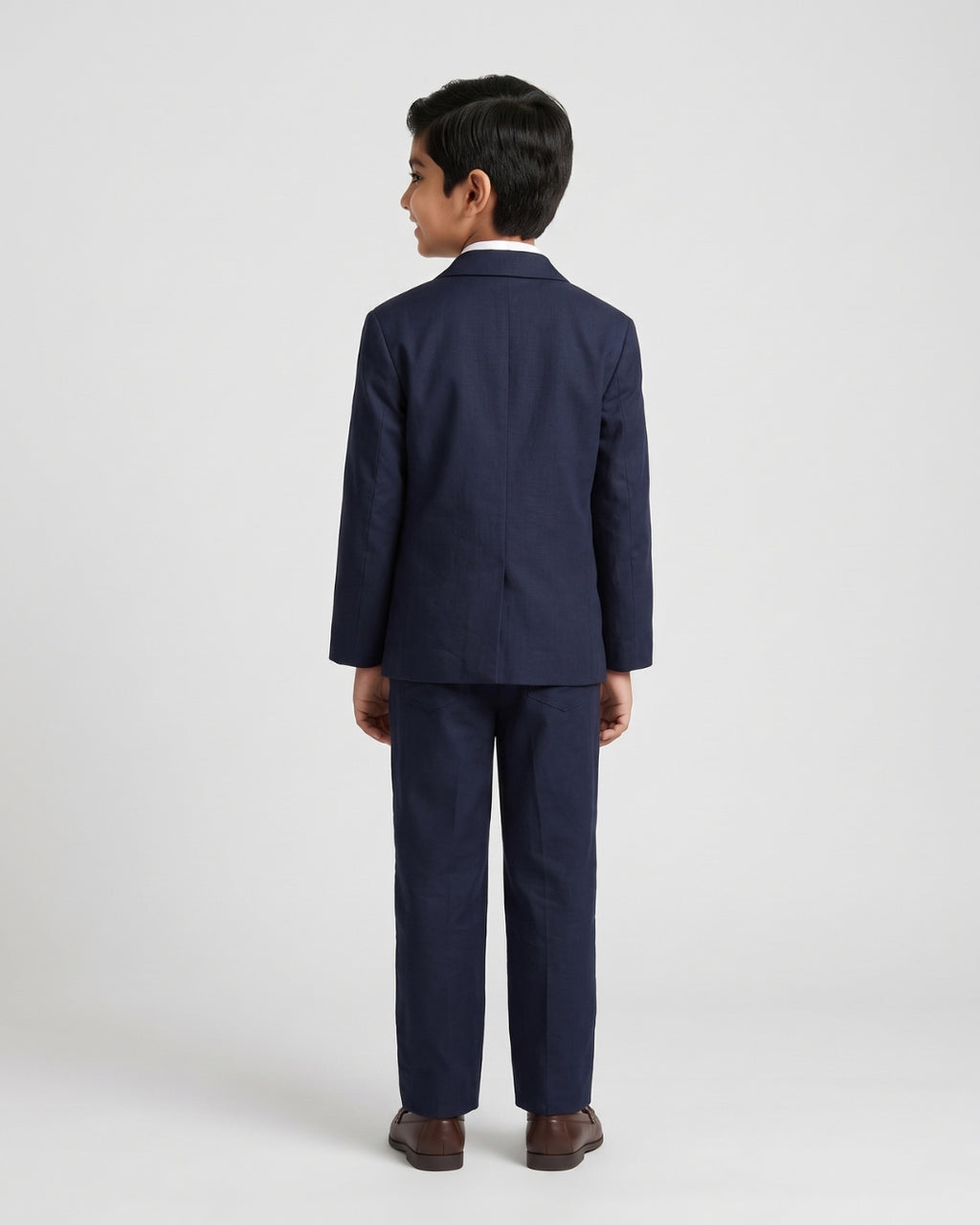 Classic Navy Three-Piece Formal Suit