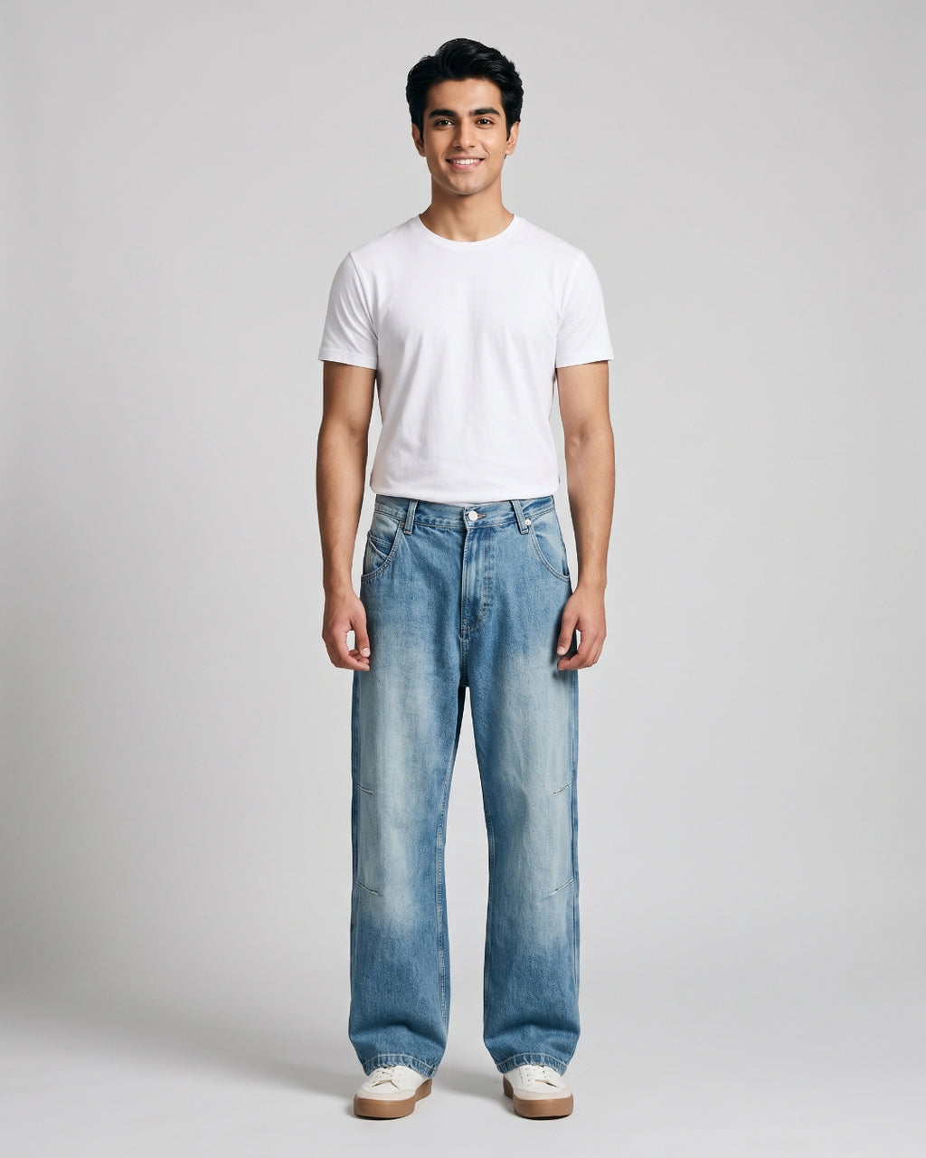 Classic Baggy Blue Jeans