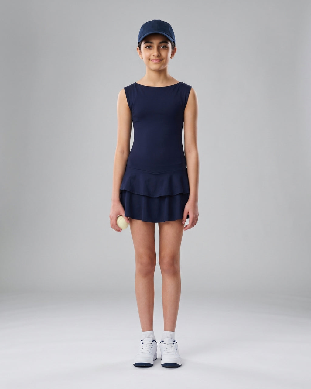 Relaxed Fit Tiered Sports Dress