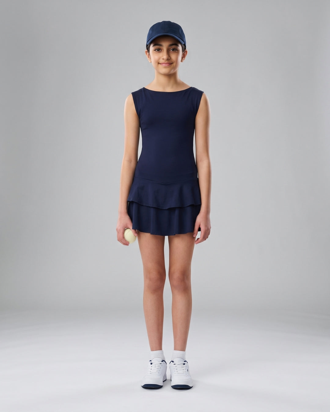 Relaxed Fit Tiered Sports Dress