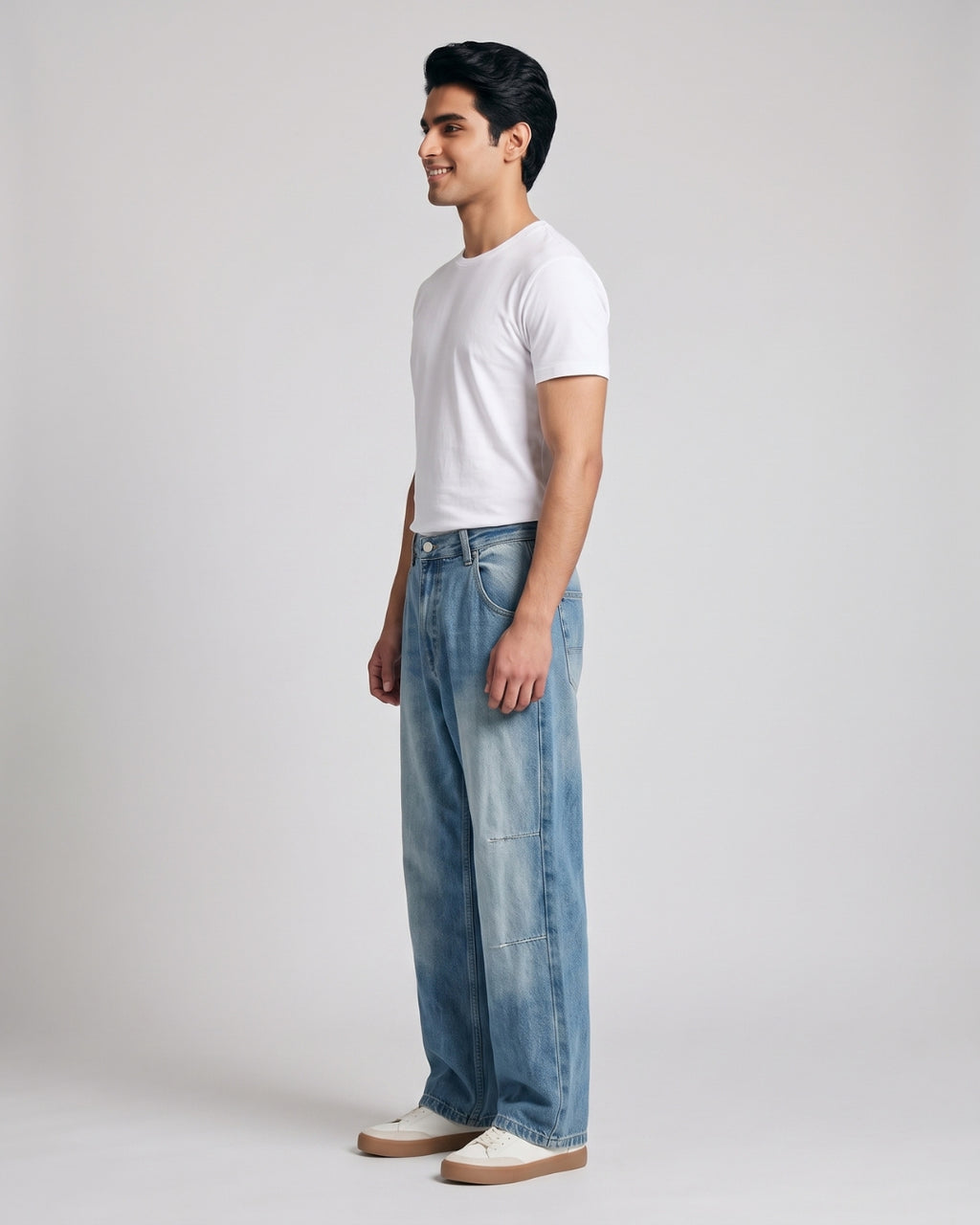 Classic Baggy Blue Jeans