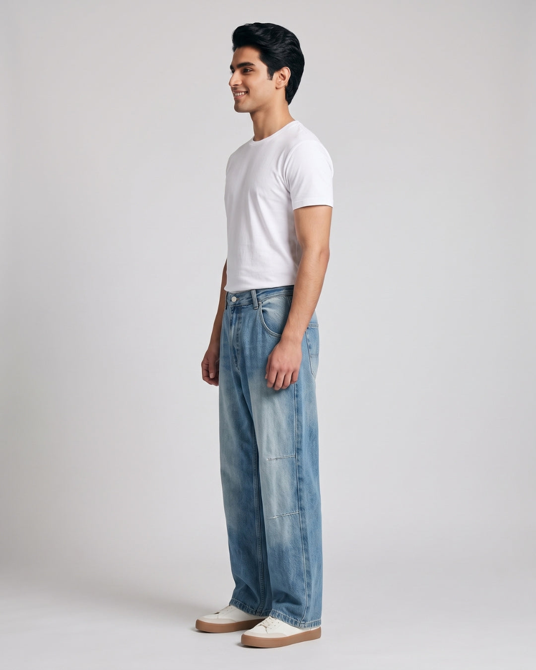 Classic Baggy Blue Jeans