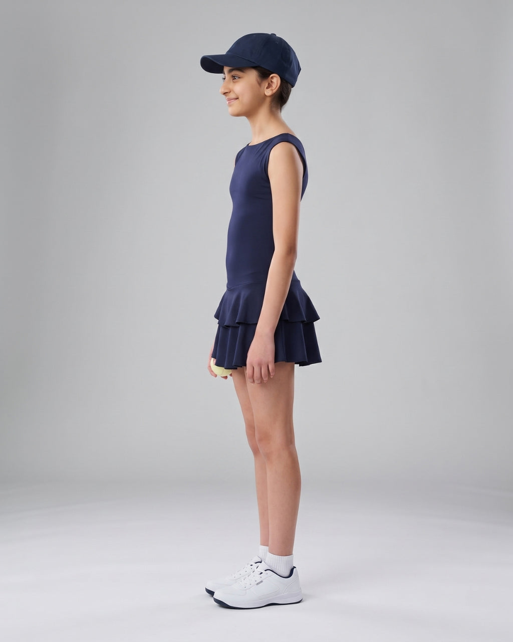 Relaxed Fit Tiered Sports Dress