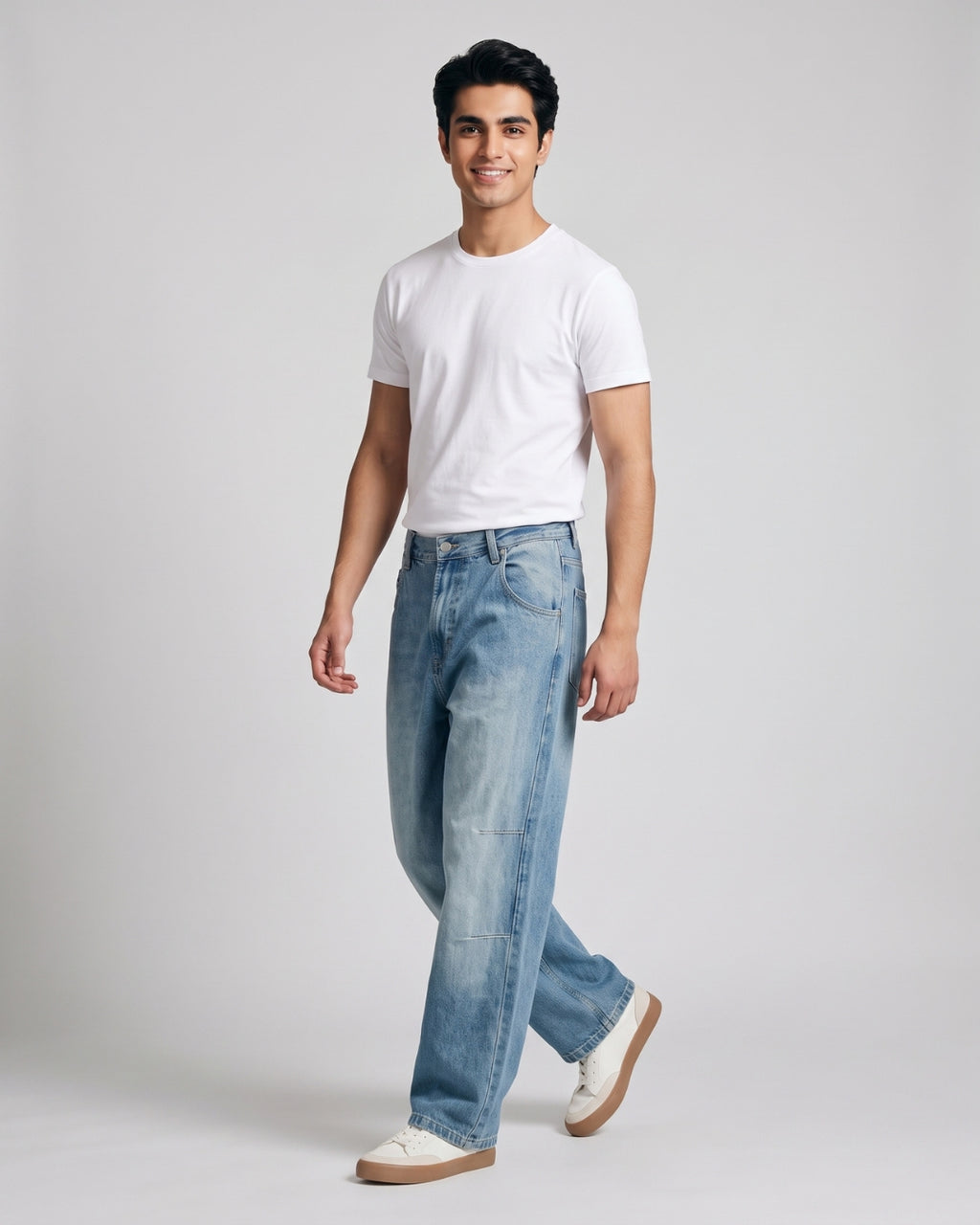 Classic Baggy Blue Jeans