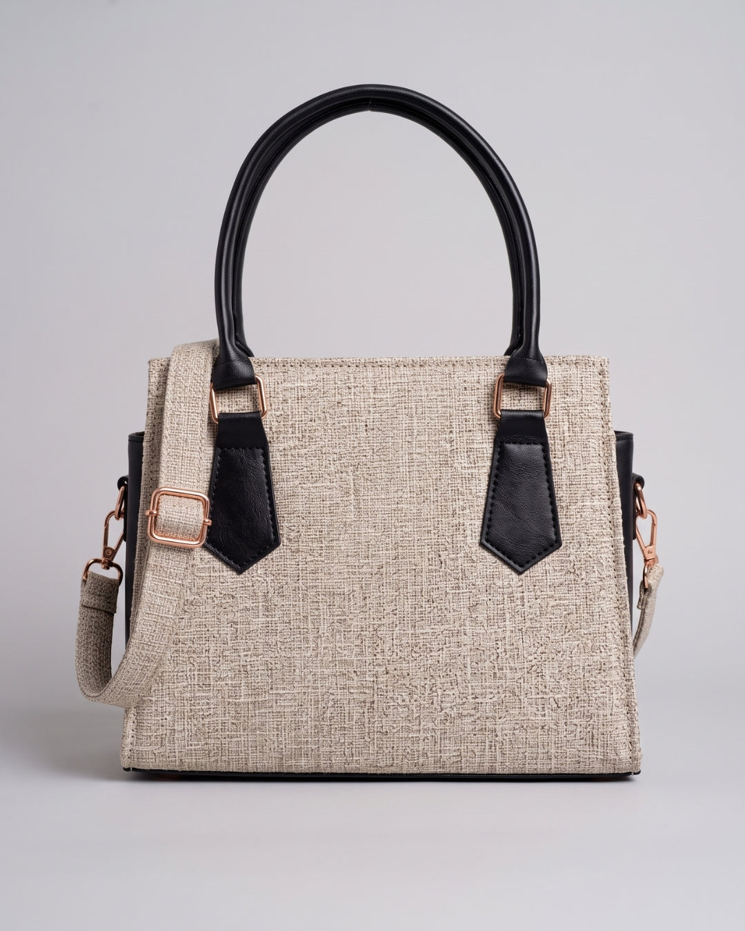 Structured Canvas Crossbody Bag