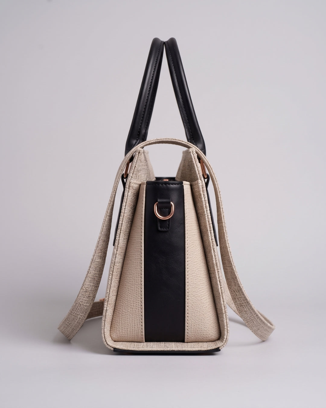 Structured Canvas Crossbody Bag
