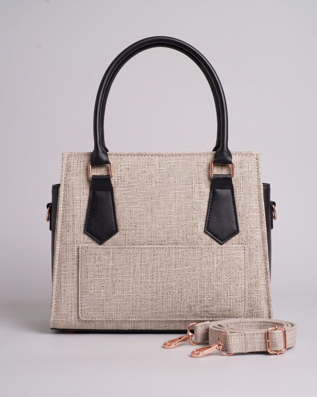 Structured Canvas Crossbody Bag