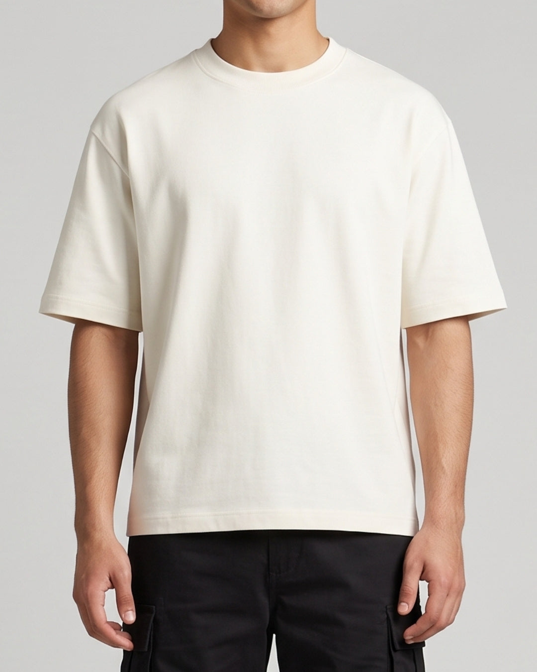 Classic Cream Oversized T-Shirt