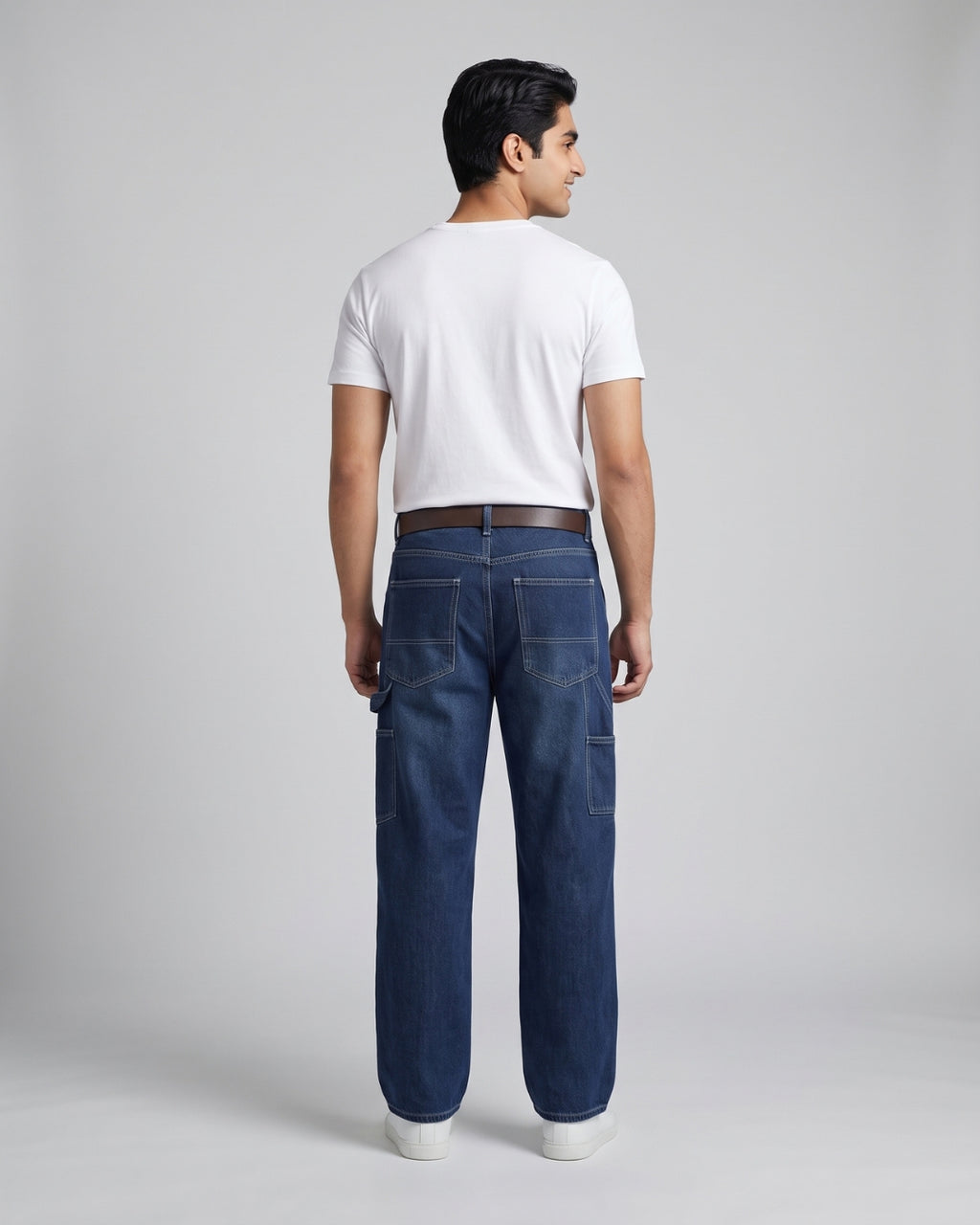 Everyday Dark Blue Utility Jeans