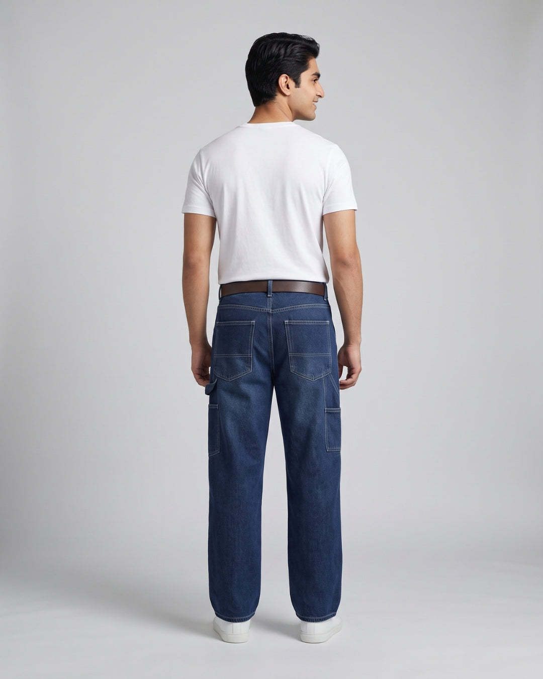Everyday Dark Blue Utility Jeans