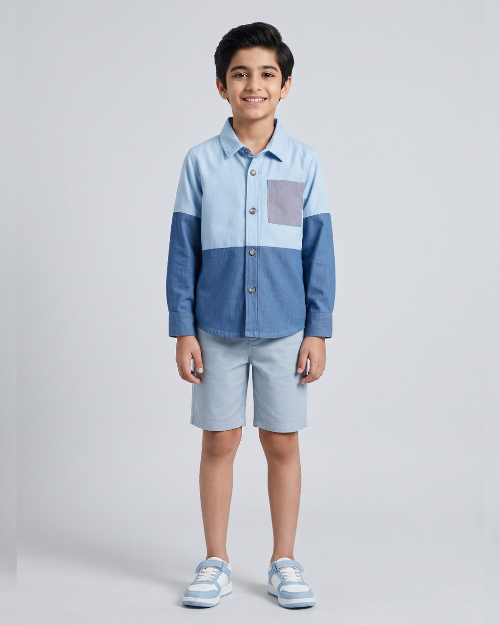 Relaxed Fit Boys Colorblock Outfit