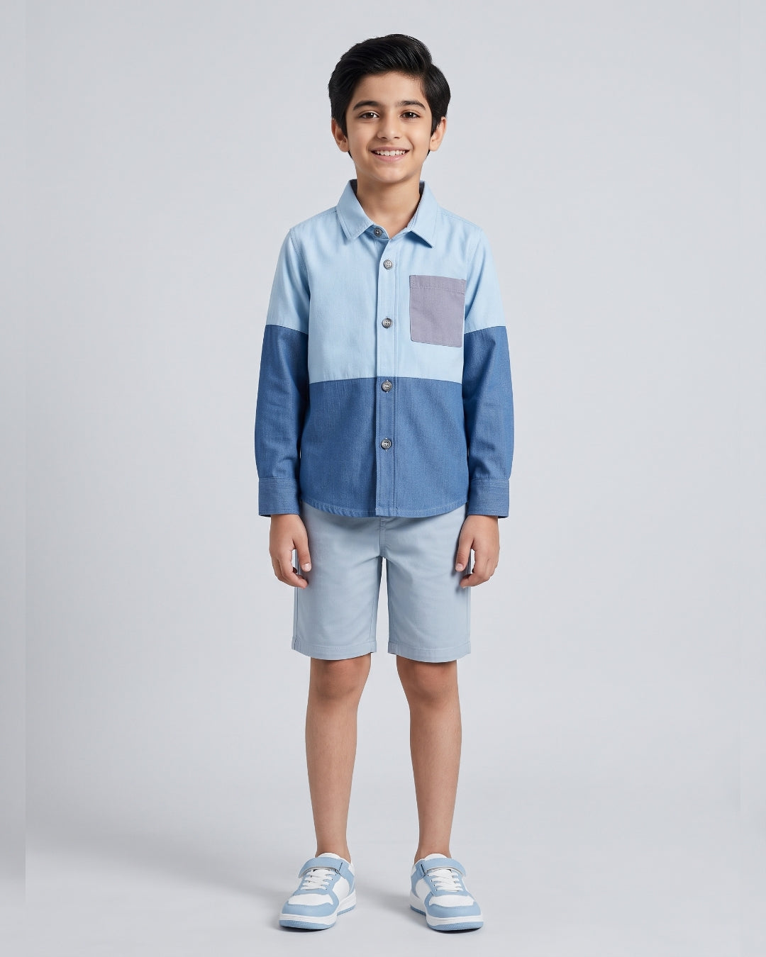 Relaxed Fit Boys Colorblock Outfit