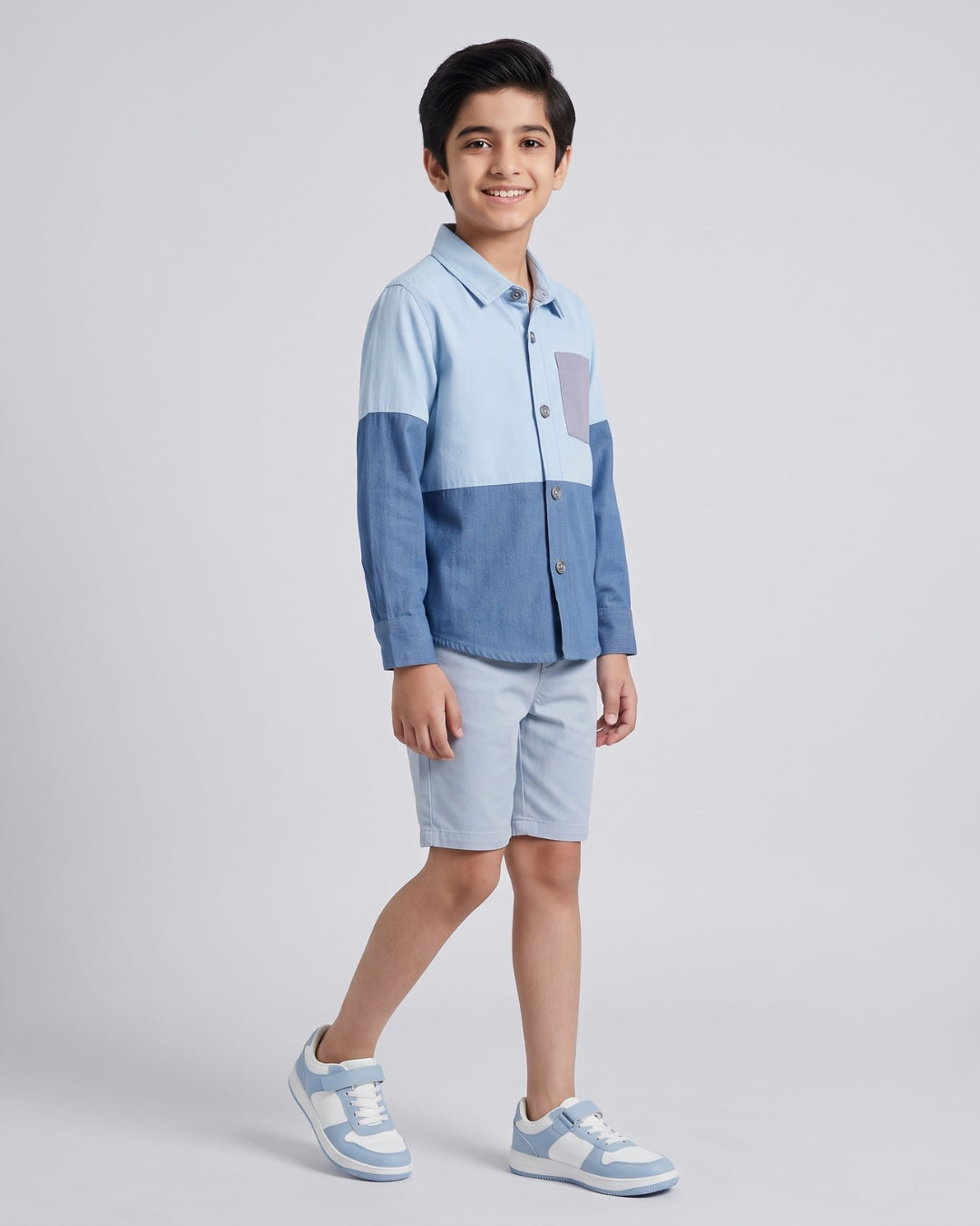 Relaxed Fit Boys Colorblock Outfit