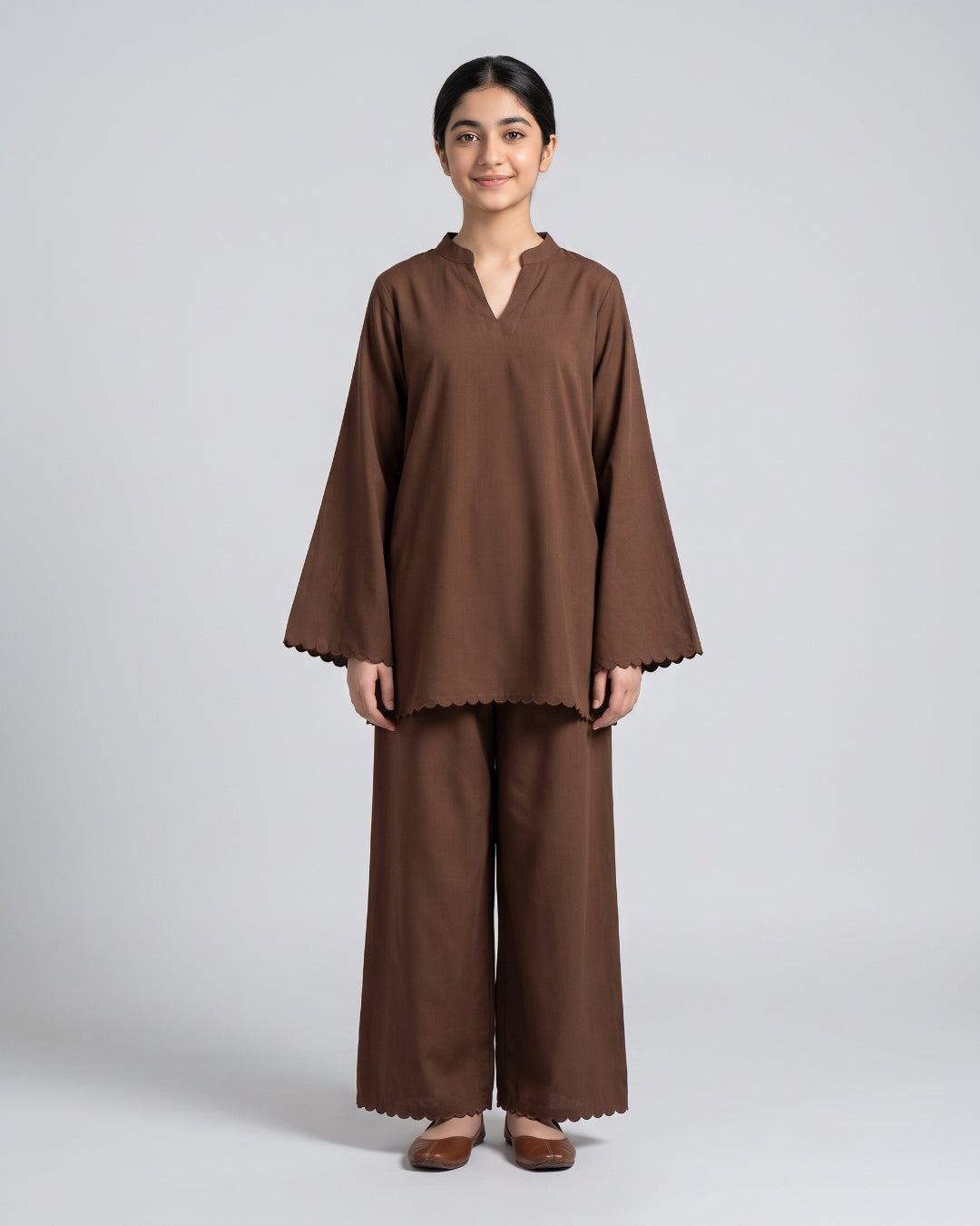 Essential Teen Scallop Hem Ensemble