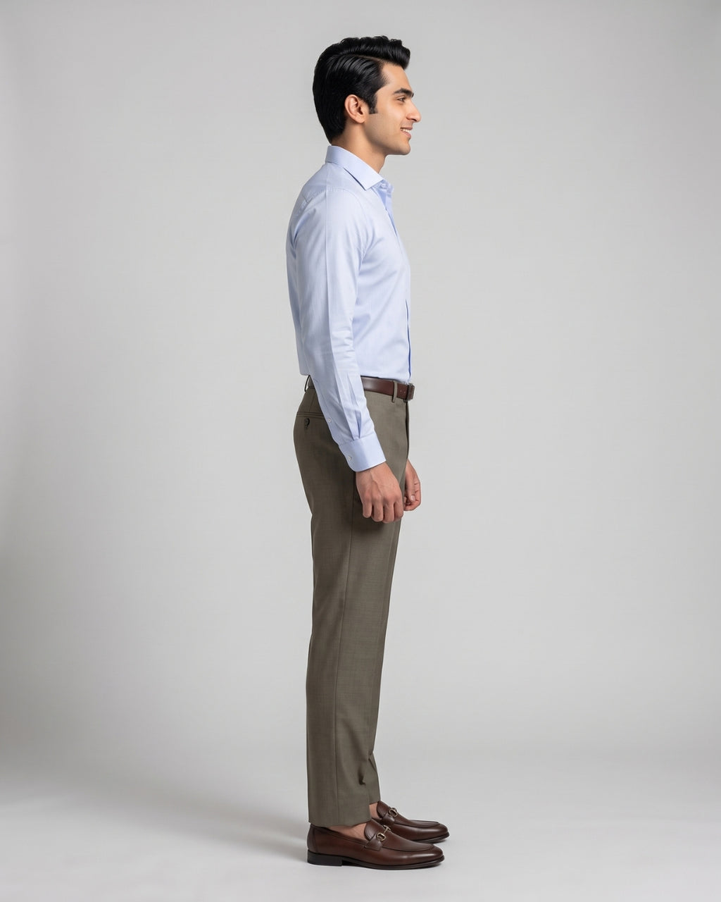 Classic Olive Formal Trousers