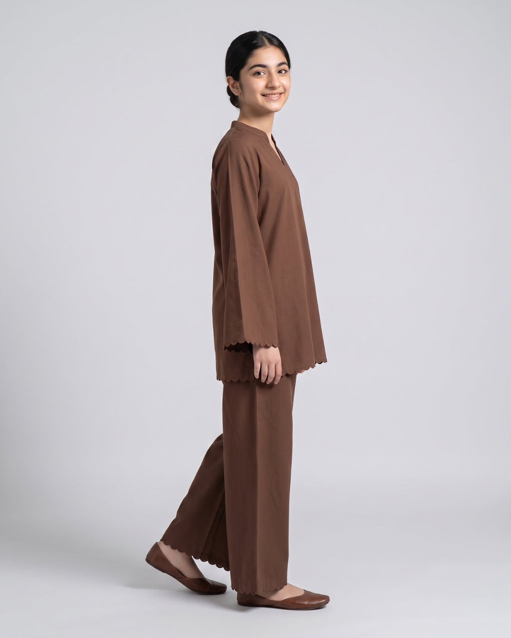 Essential Teen Scallop Hem Ensemble