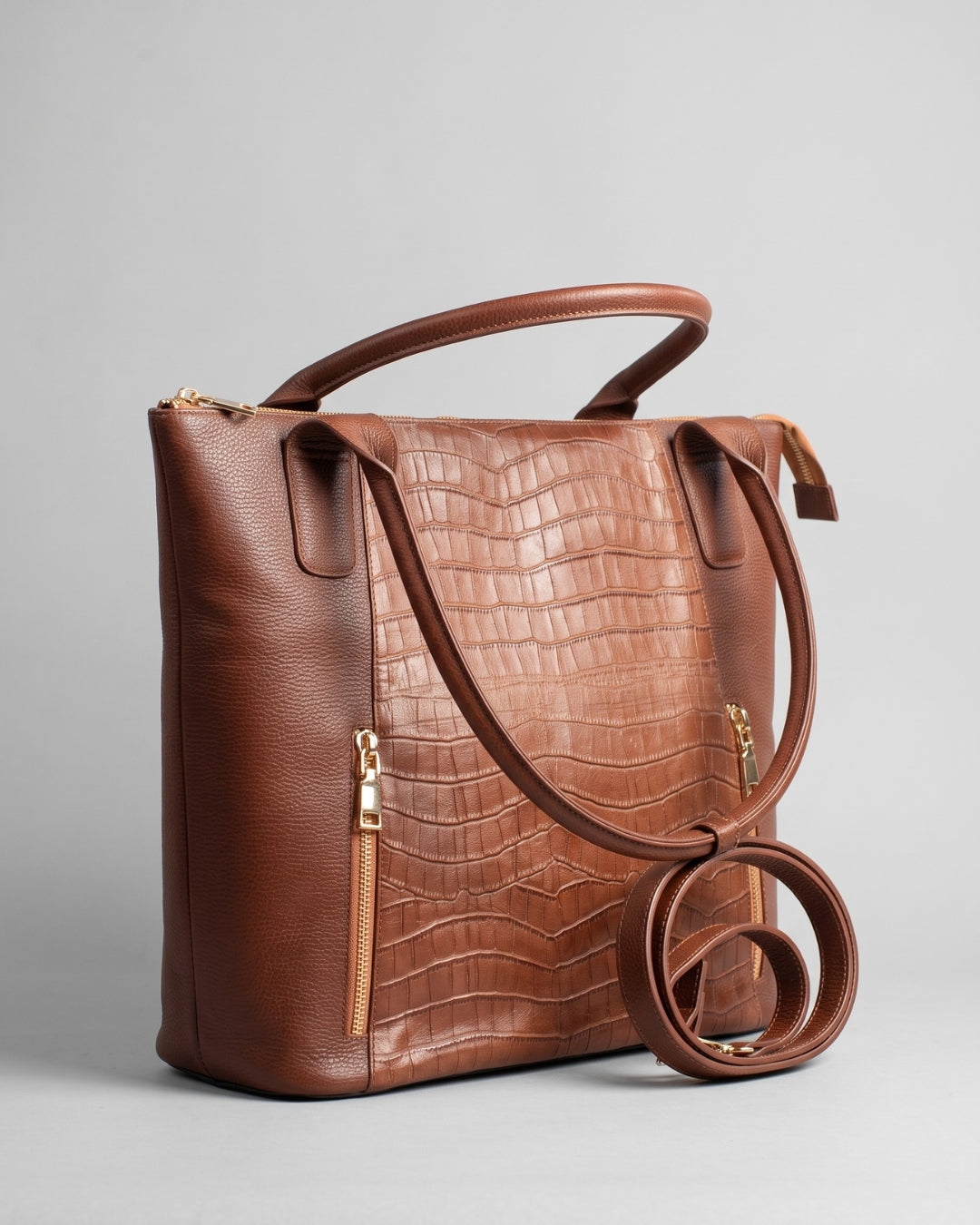 Classic Women's Cognac Handbag