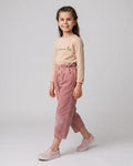 Graphic Tee & Pink Corduroy Pant Set