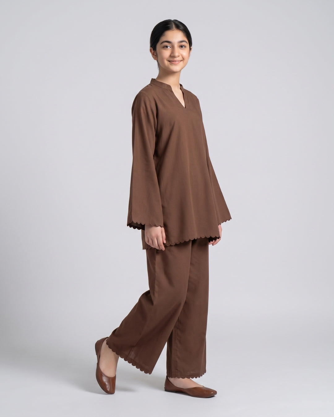 Essential Teen Scallop Hem Ensemble