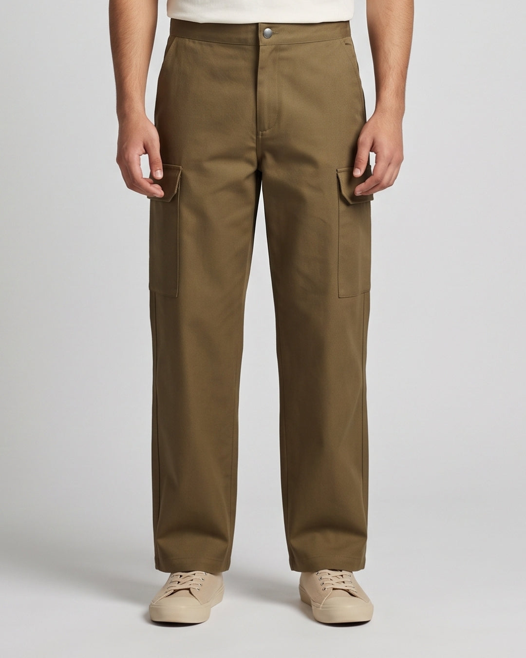 Classic Olive Cargo Trousers