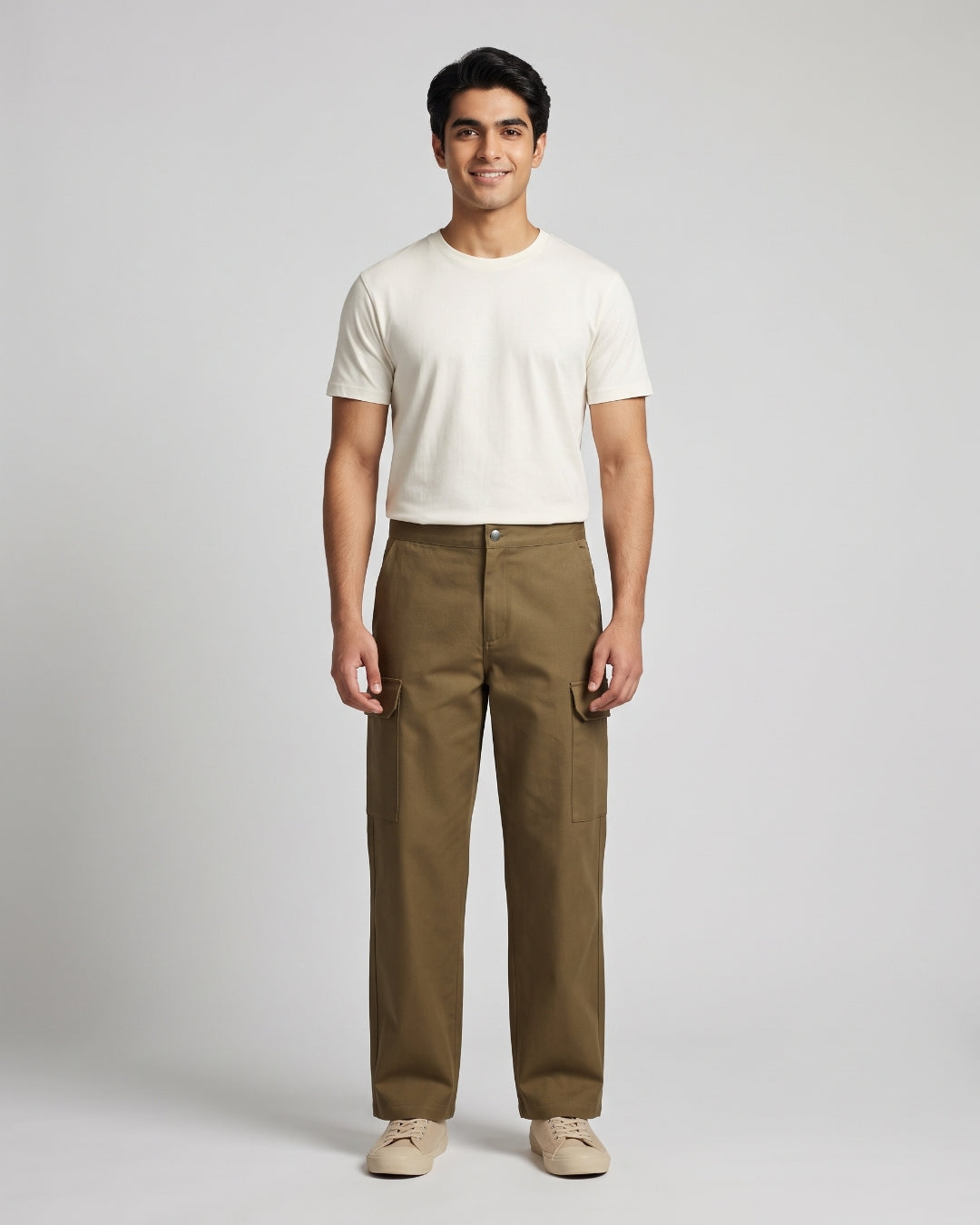 Classic Olive Cargo Trousers