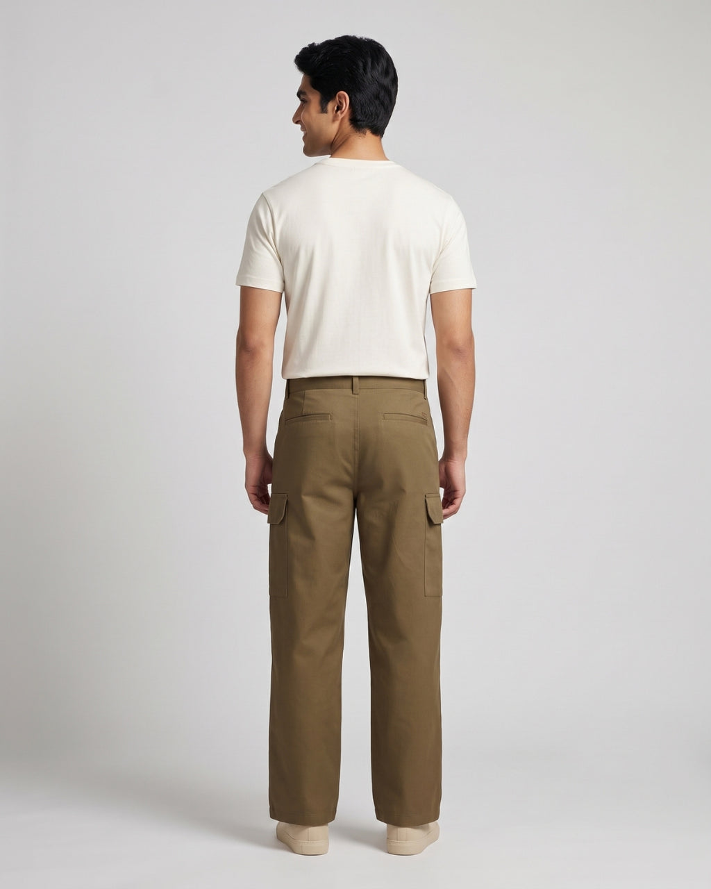 Classic Olive Cargo Trousers