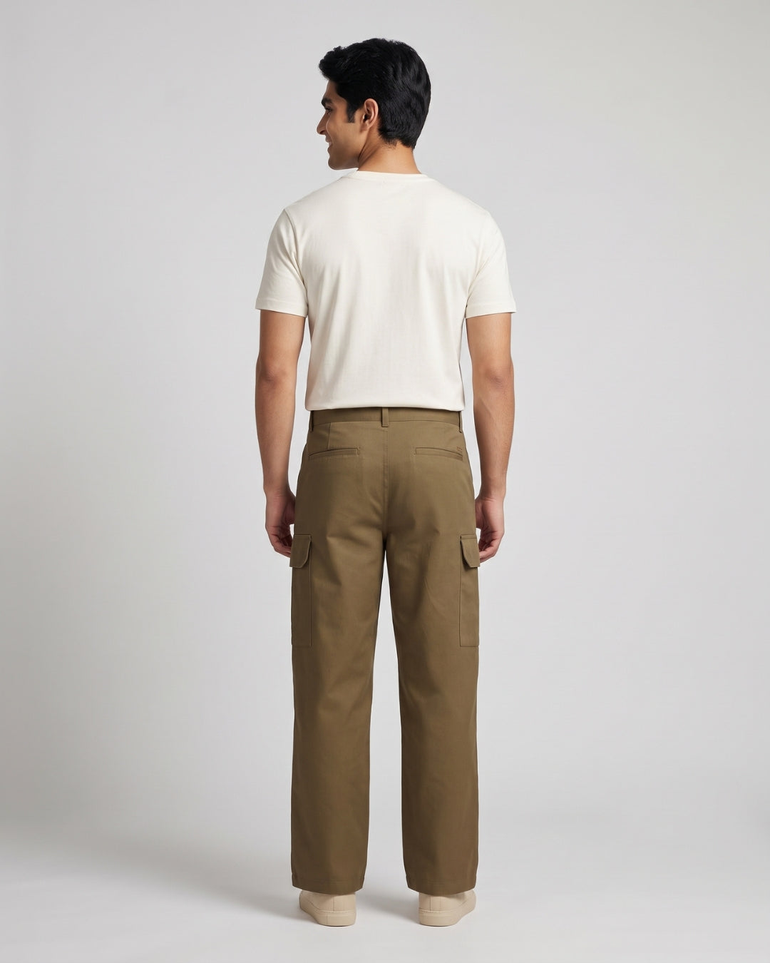 Classic Olive Cargo Trousers