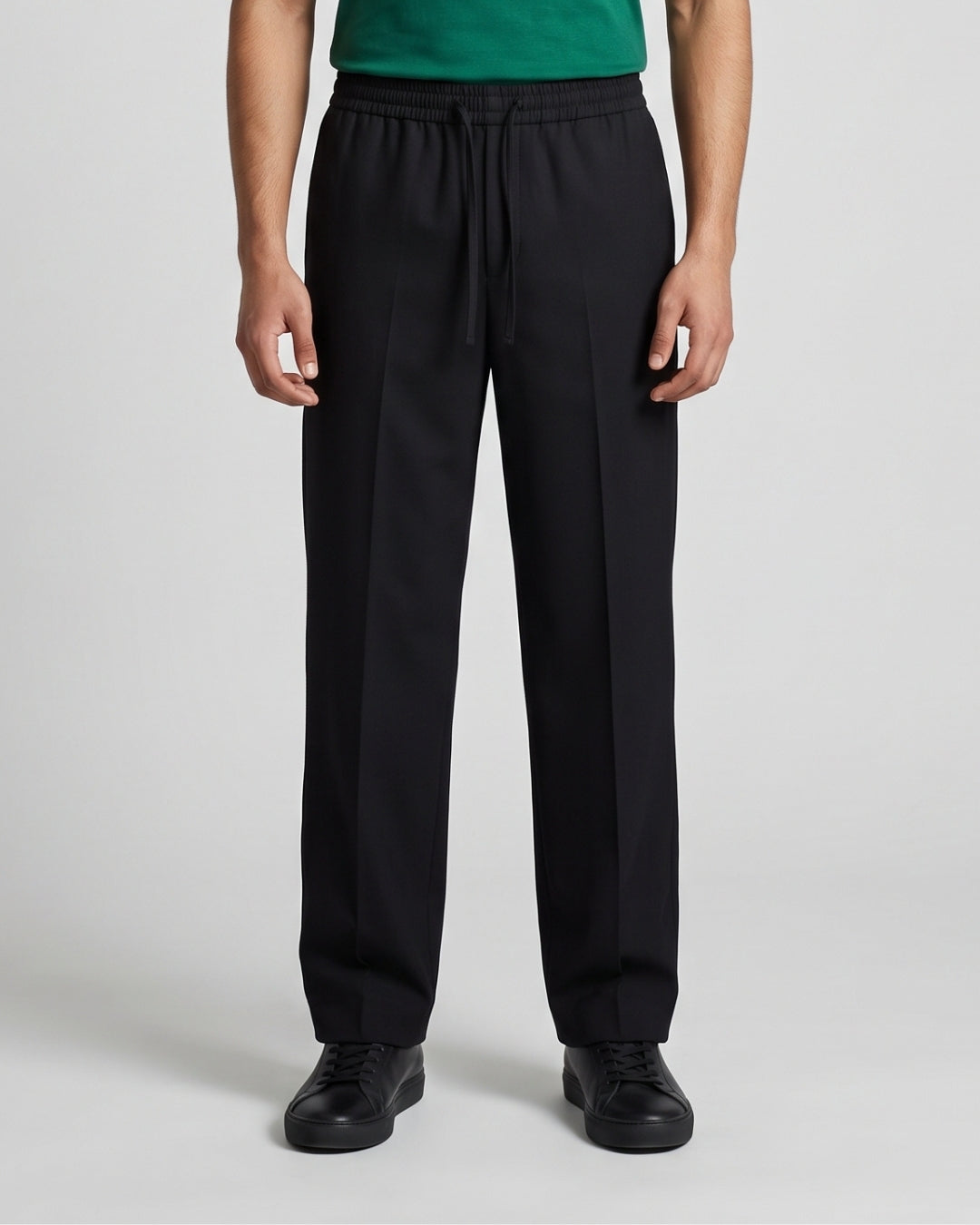 Relaxed Fit Black Lounge Pants