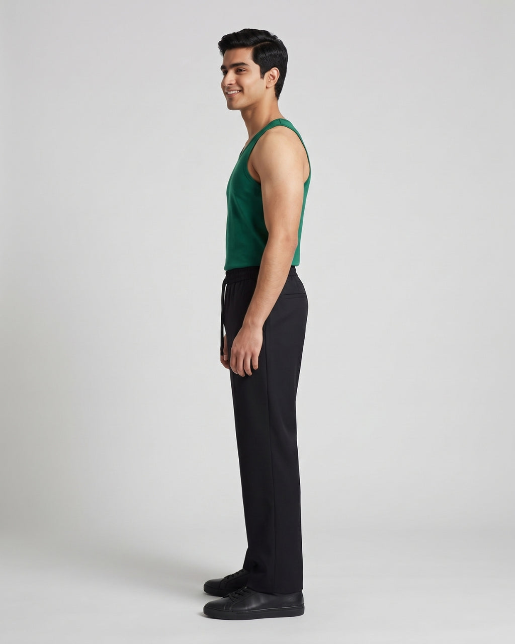 Relaxed Fit Black Lounge Pants
