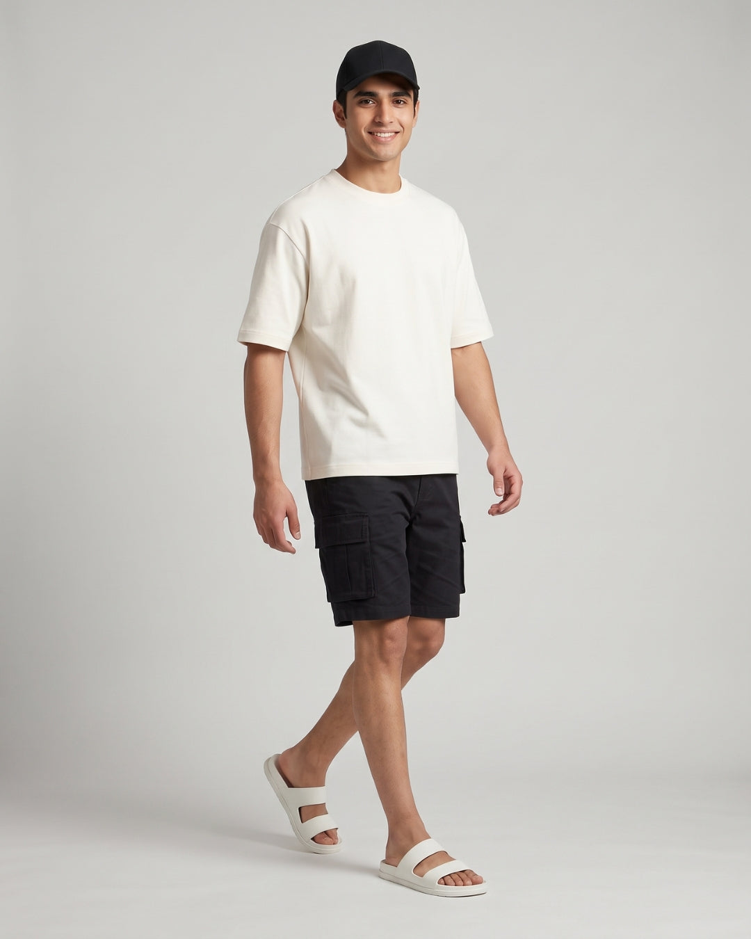 Classic Cream Oversized T-Shirt