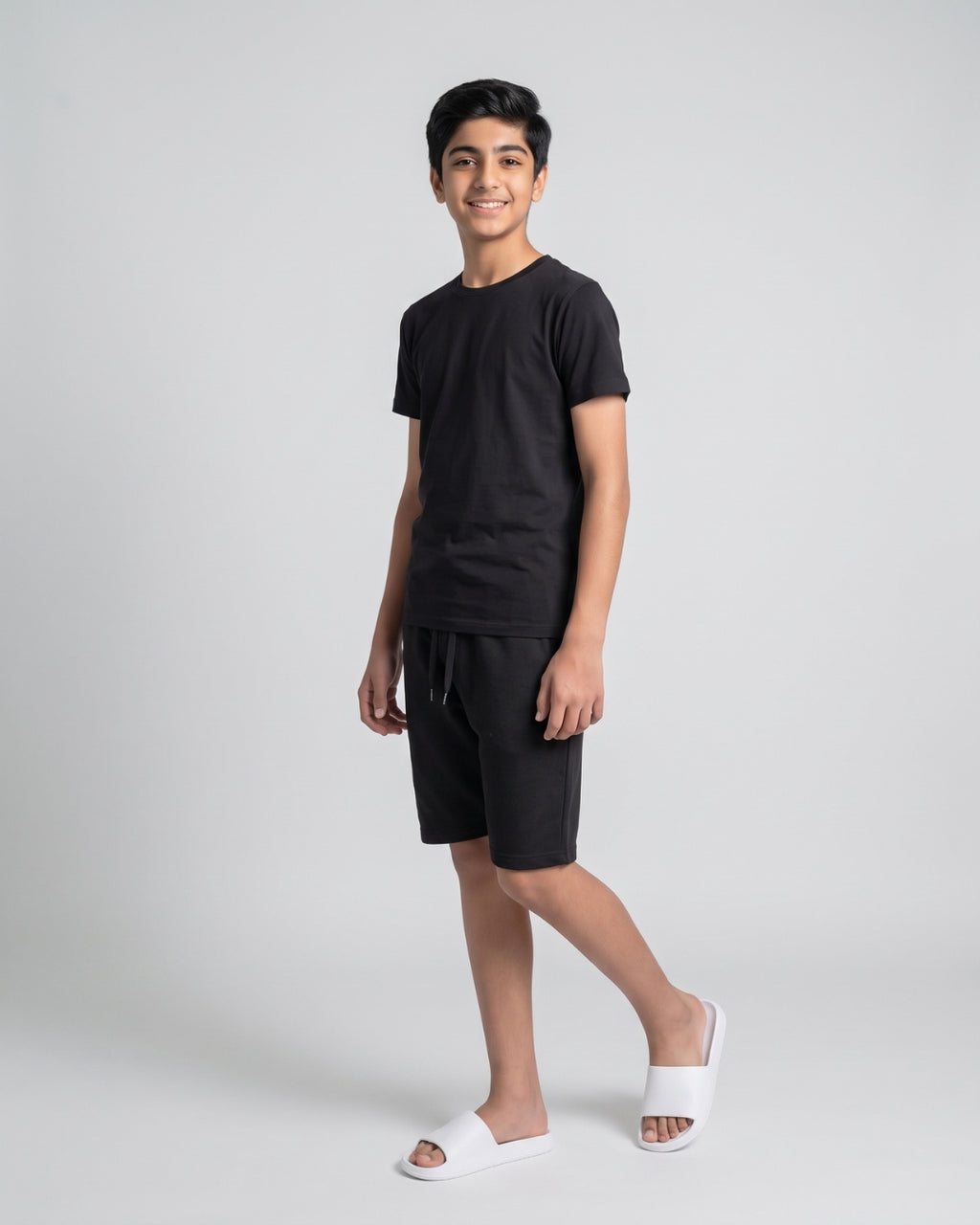 Relaxed Fit Boys Casual Short Set