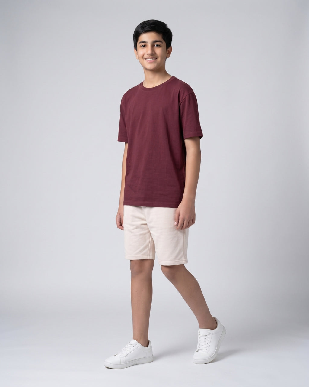 Classic Maroon and Beige Teen Set