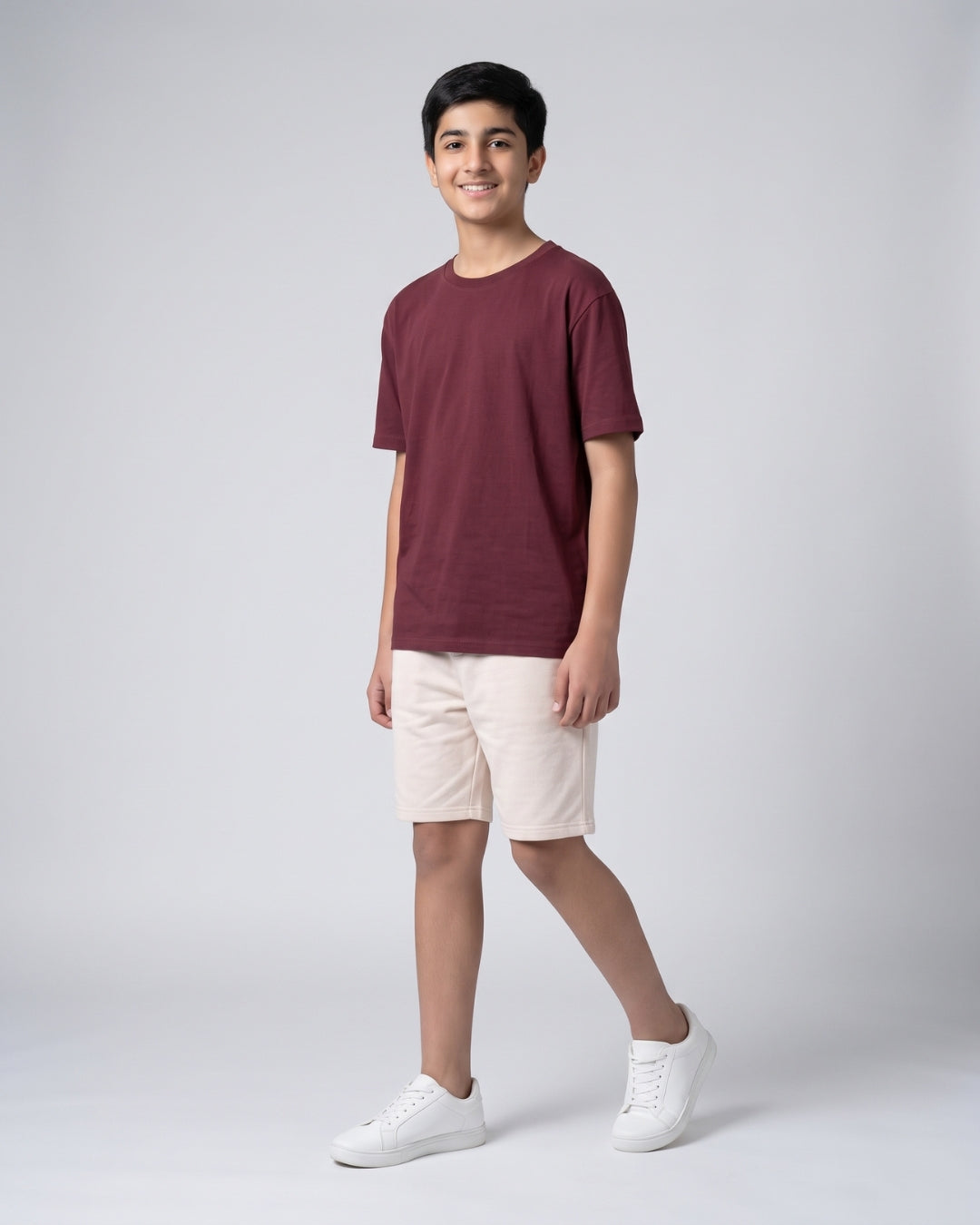 Classic Maroon and Beige Teen Set