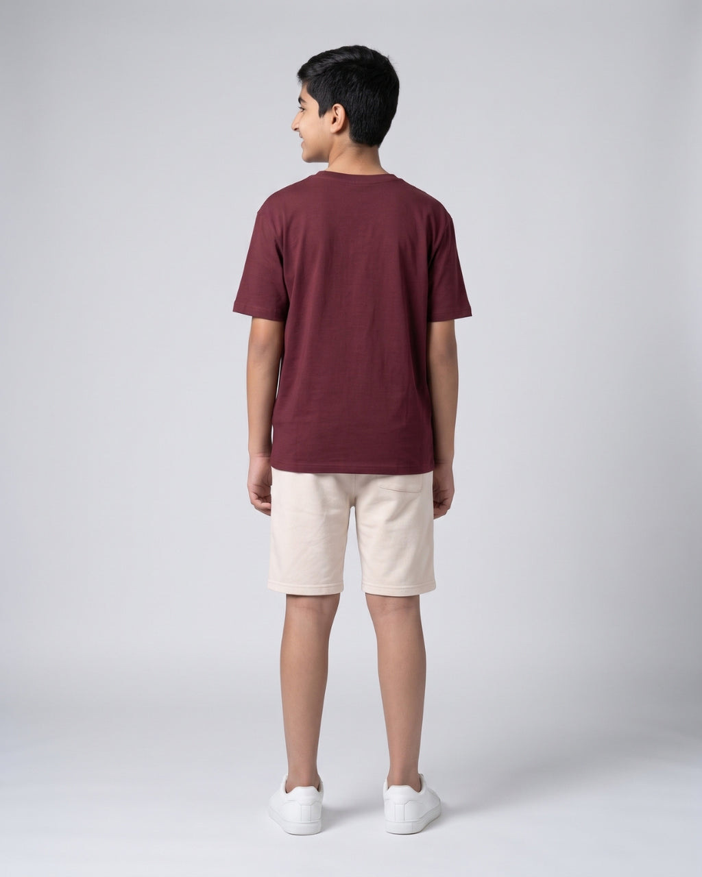Classic Maroon and Beige Teen Set