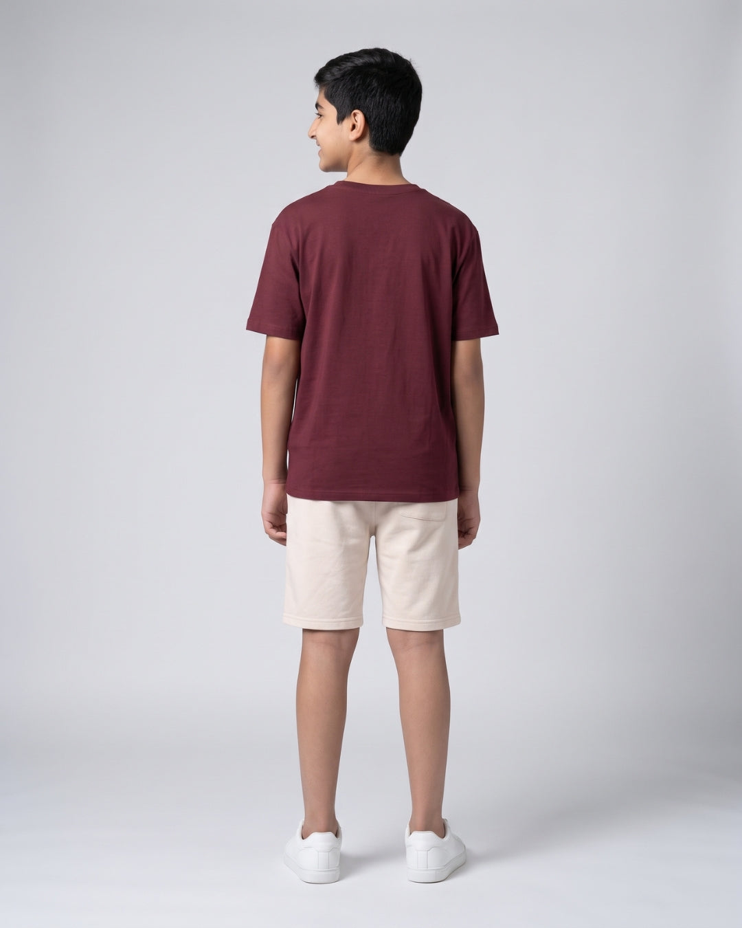 Classic Maroon and Beige Teen Set