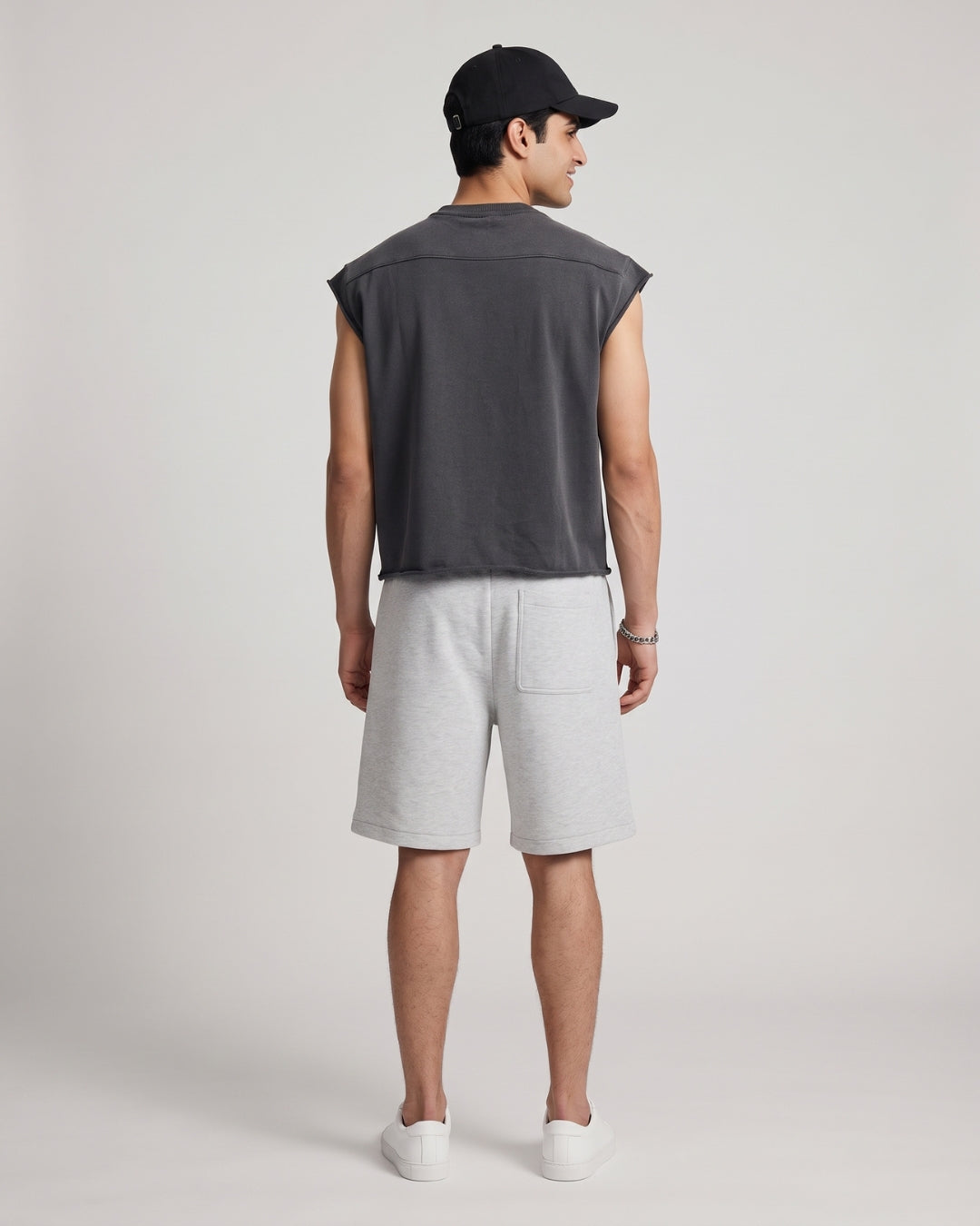 Everyday Grey Athletic Drawstring Shorts