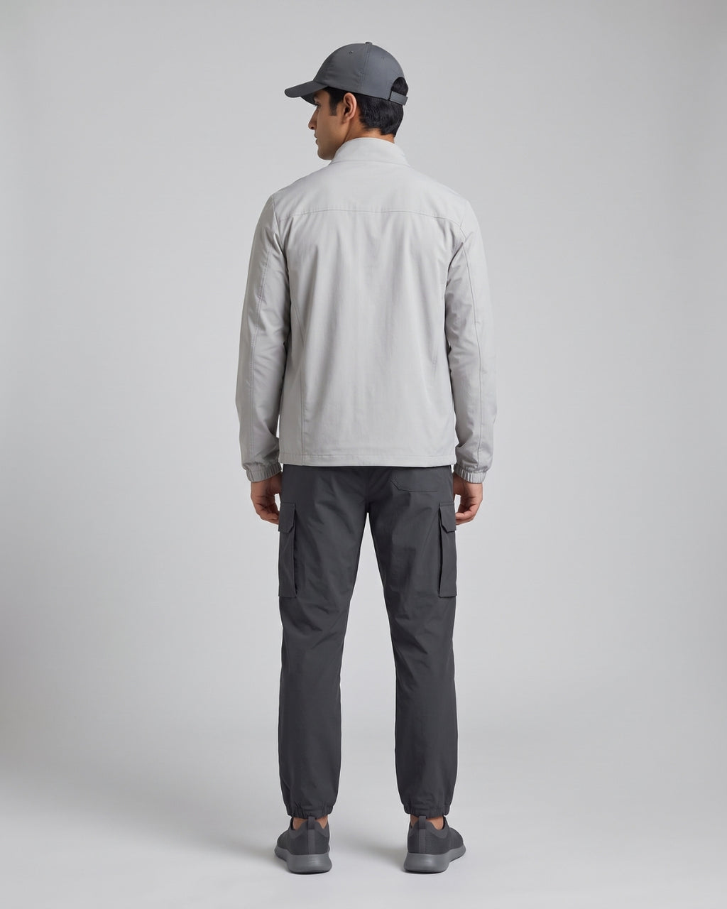 Relaxed Fit Charcoal Utility Pants