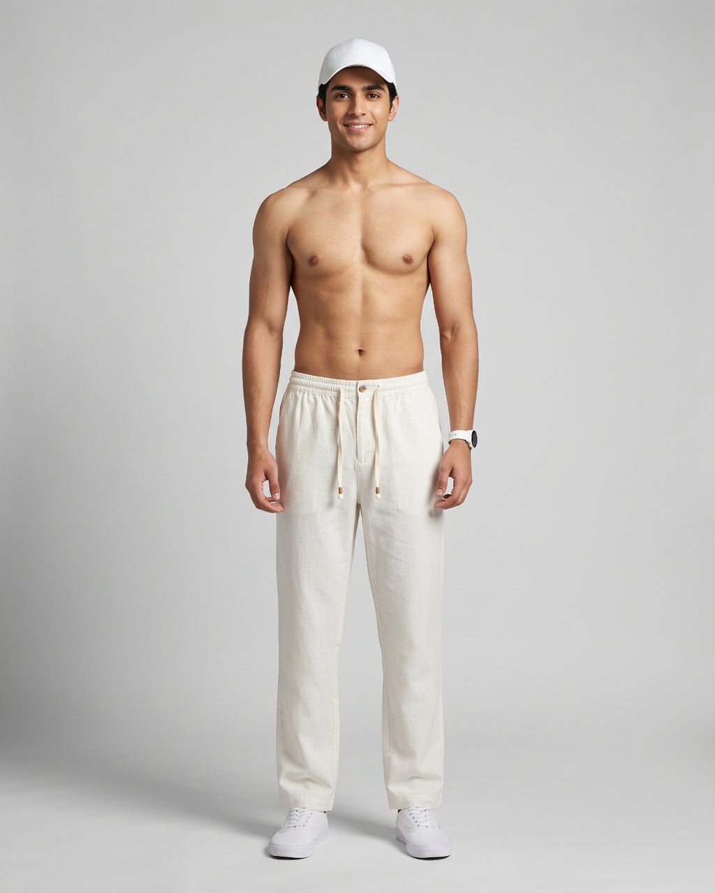 Everyday Casual Off-White Trousers
