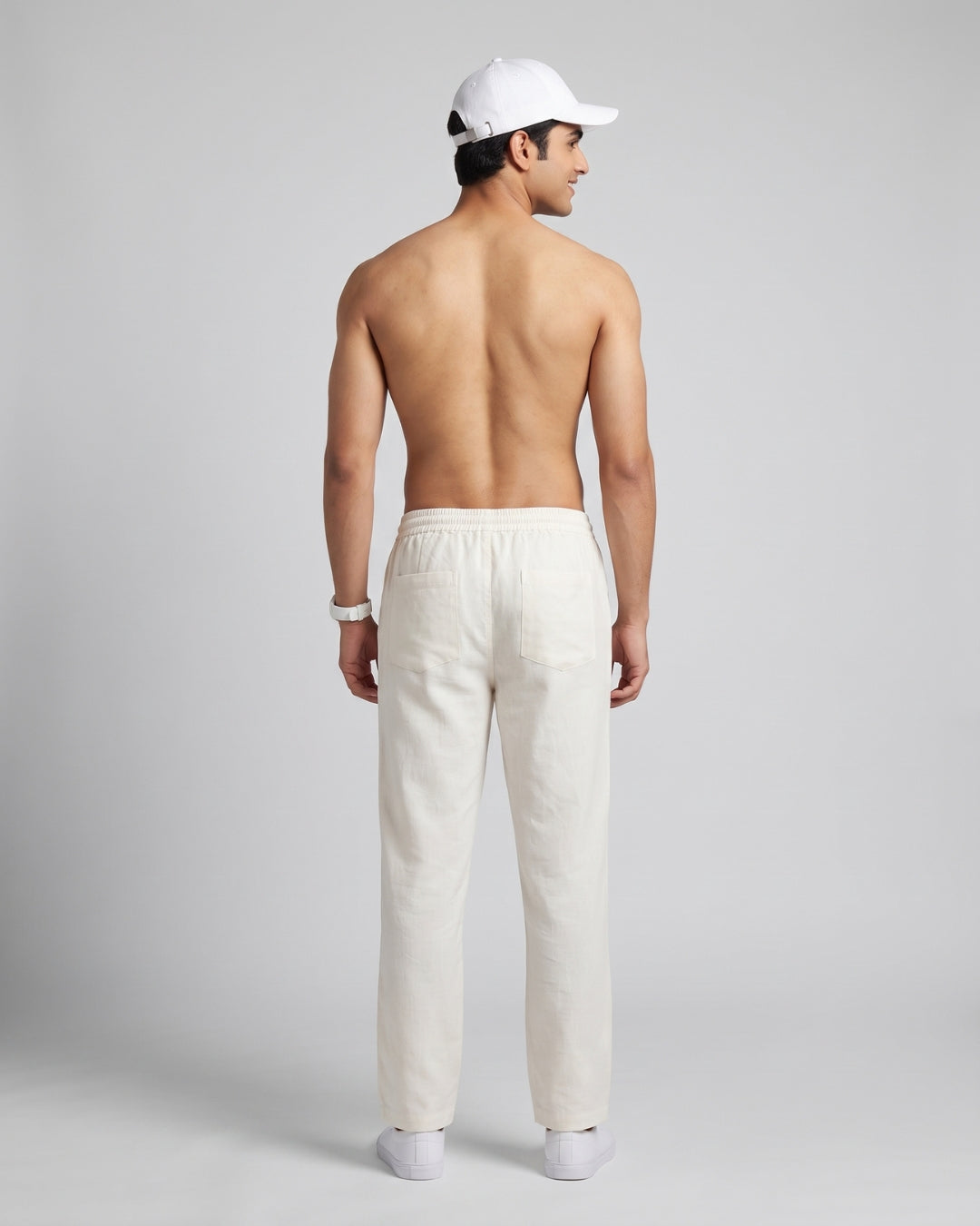 Everyday Casual Off-White Trousers