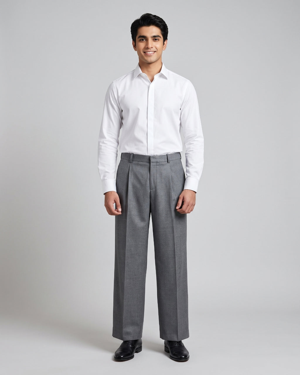 Classic Grey Formal Trousers