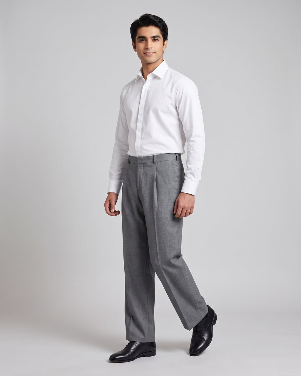 Classic Grey Formal Trousers