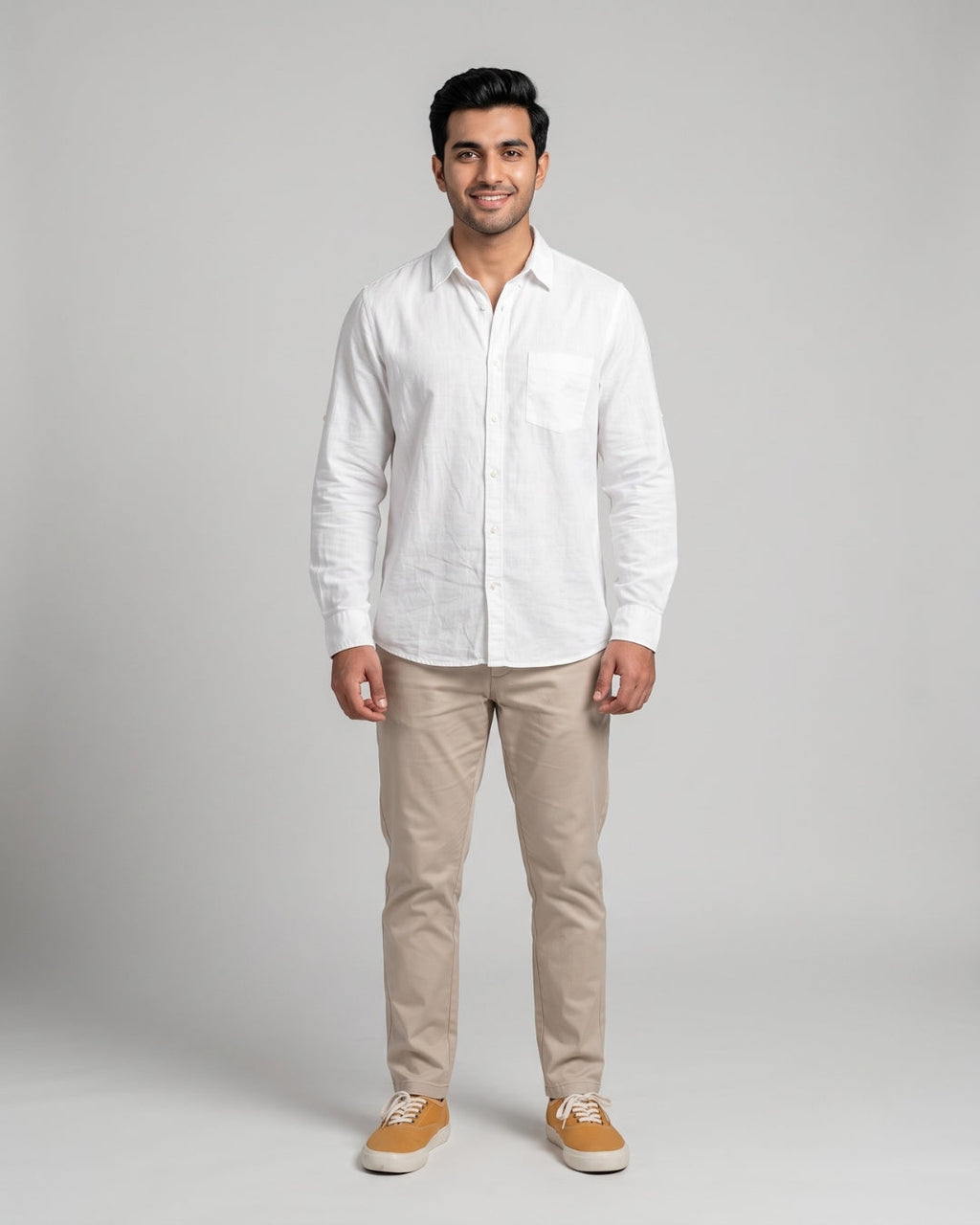 Relaxed Fit Button-Down Shirt