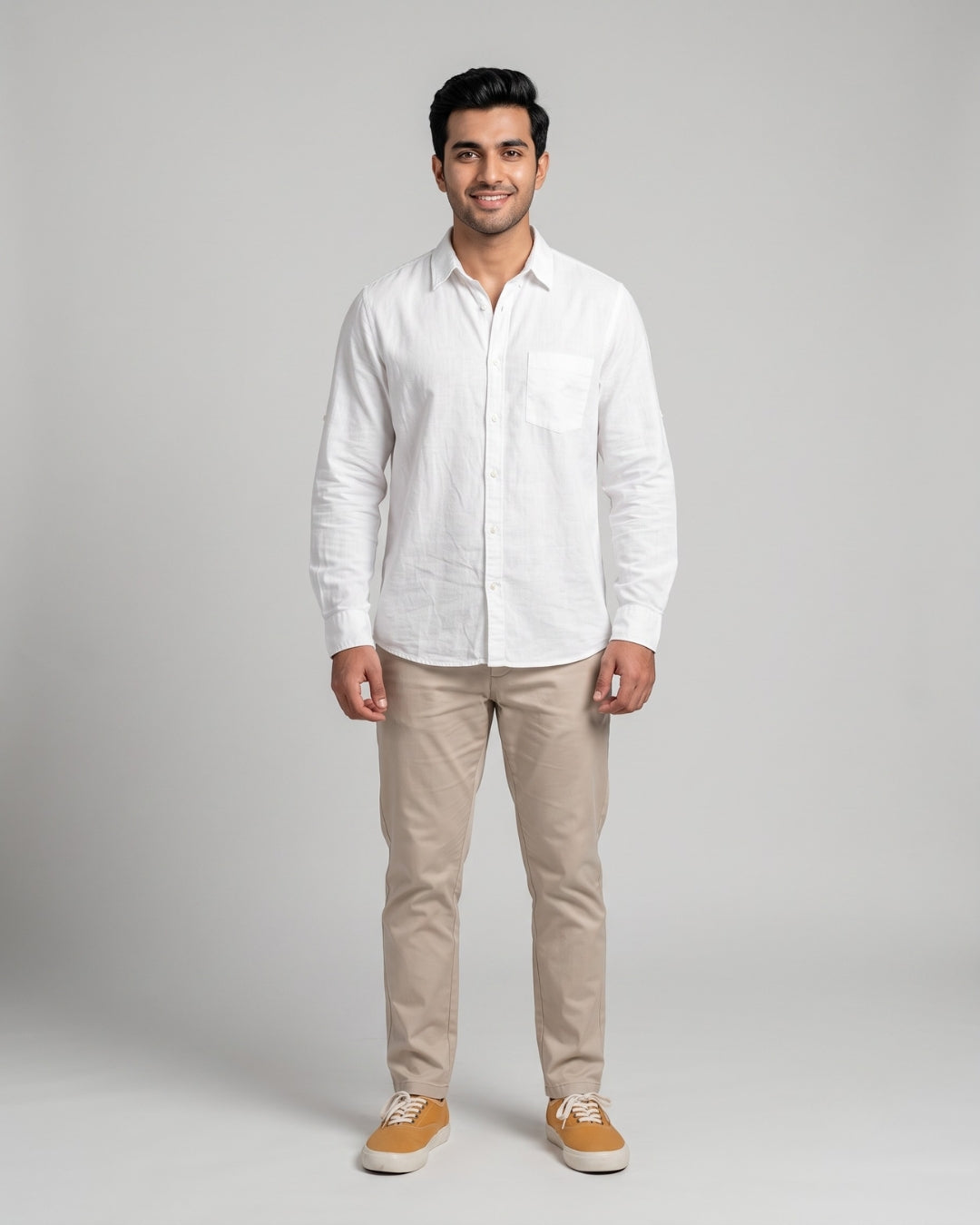 Relaxed Fit Button-Down Shirt
