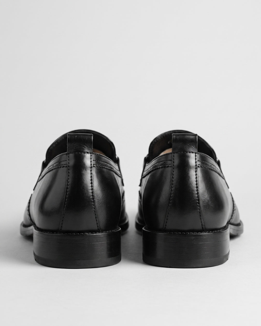 Polished Black Brogue Loafer