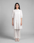 Tiered Puff Sleeve Longline Shirt