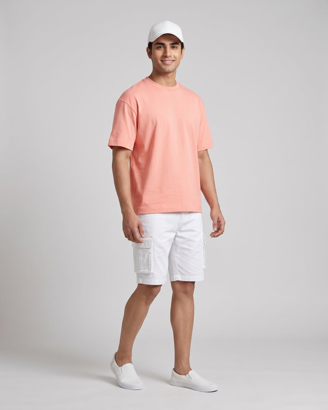Classic Peach Oversized T-Shirt