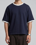 Classic Navy Contrast-Trim T-Shirt