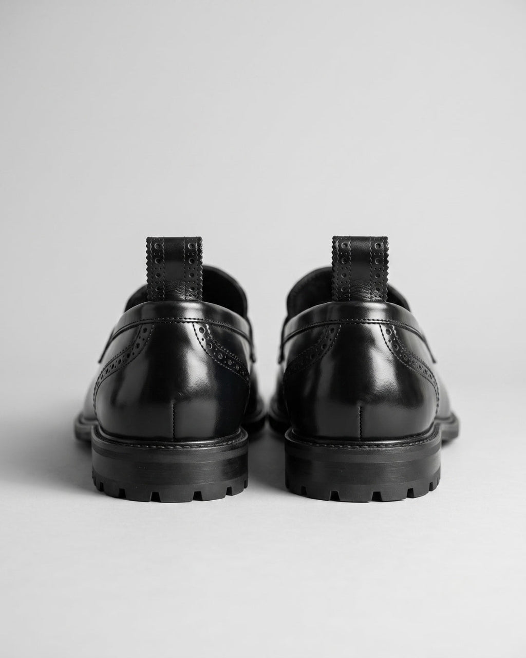 Black Leather Tassel Loafer